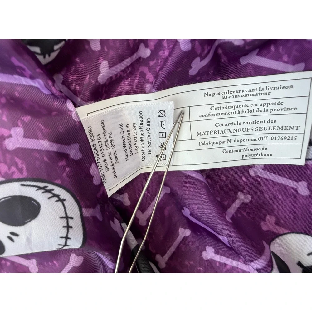 Disney Jack Skellington Nightmare Before Christmas Pinstripe Suit Set Mens XL